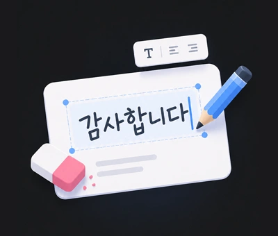인사말 수정